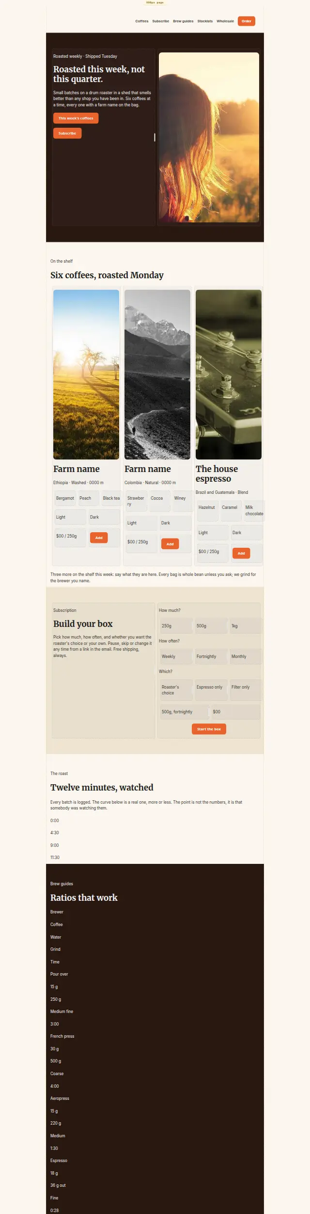 The Ember Roast design as it renders