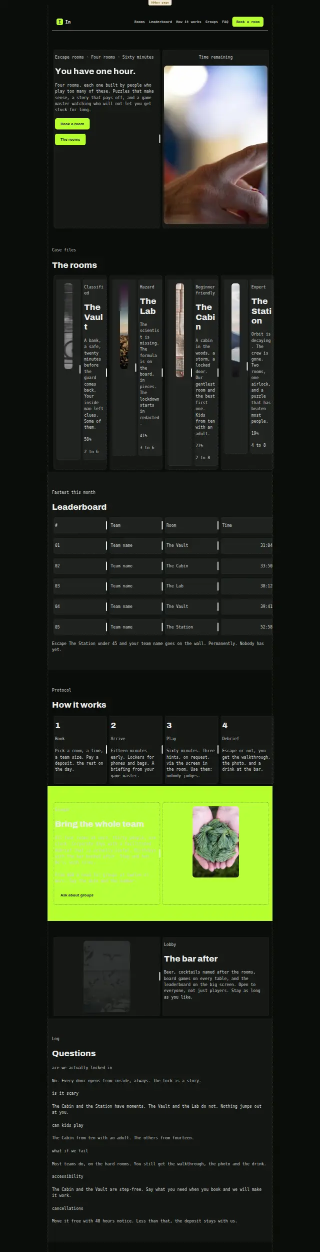 The Locked In design as it renders
