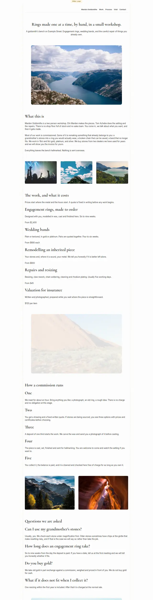 The Vellum design as it renders